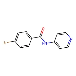 4-Bromo-N-4-pyridinylbenzamide structure