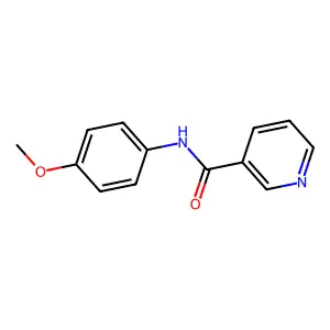 N-(4-methoxyphenyl)pyridine-3-carboxamide structure