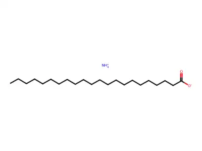 Ammonium docosanoate structure