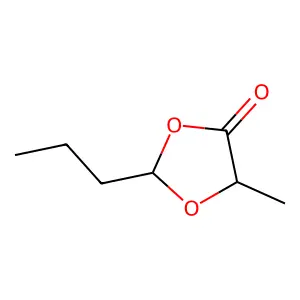 5-Methyl-2-propyl-1,3-dioxolan-4-one structure