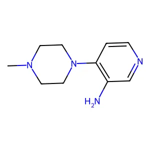 Piperazine, 1-(3-amino-4-pyridyl)-4-methyl- structure
