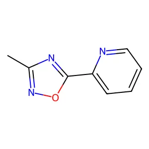 2-(3-Methyl-1,2,4-oxadiazol-5-yl)pyridine structure