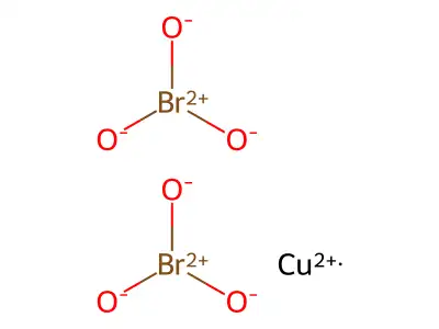 Hexaaquacopper(II) bromate structure