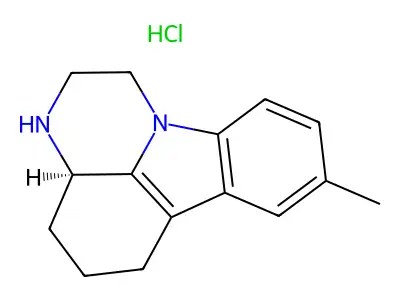 Pirlindole hydrochloride structure