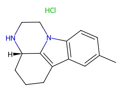 Pirlindole hydrochloride structure