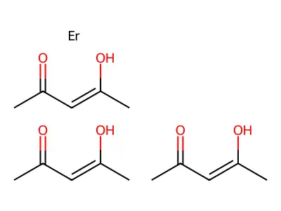 乙酰丙酮铒 structure