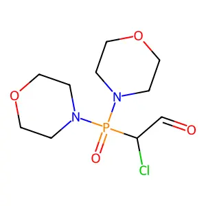 [Bis(morpholin-4-yl)phosphoryl](chloro)acetaldehyde structure