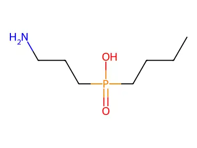 (3-氨基丙基)(正丁基)次膦酸 structure