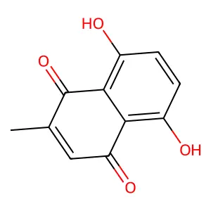 Methylnaphthazarin structure