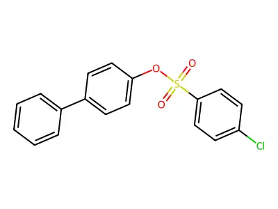 [1,1'-Biphenyl]-4-yl 4-chlorobenzenesulfonate structure