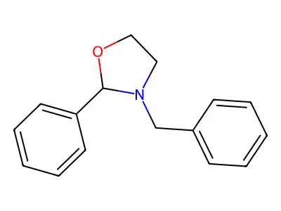 3-Benzyl-2-phenyl-1,3-oxazolidine structure