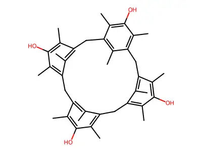 4,6,10,12,16,18,22,24,25,26,27,28-Dodecamethylpentacyclo[19.3.1.13,7.19,13.115,19]octacosa-1(25),3(28),4,6,9(27),10,12,15,17,19(26),21,23-dodecaene-5,11,17,23-tetrol structure