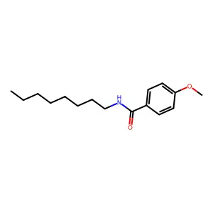 4-methoxy-N-octylbenzamide structure