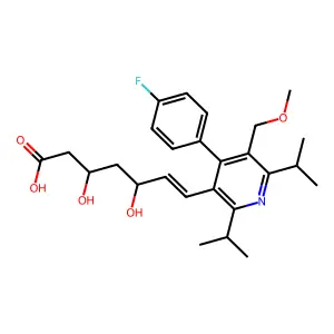 西立伐他汀 structure