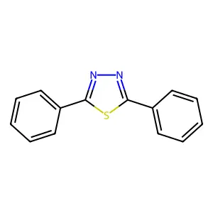 1,3,4-Thiadiazole, 2,5-diphenyl- structure