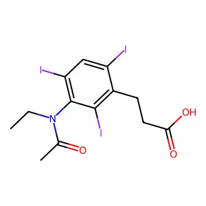 Ioprocemic acid structure