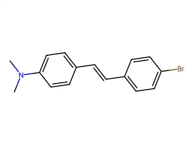 4-Dimethylamino-4'-bromostilbene structure