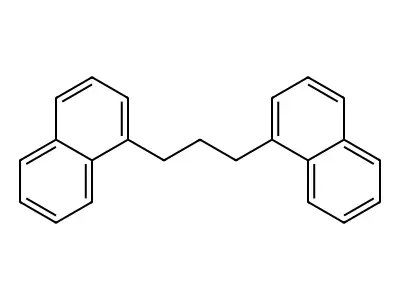 Naphthalene, 1,1'-(1,3-propanediyl)bis- structure