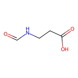 3-Formamidopropanoic acid structure