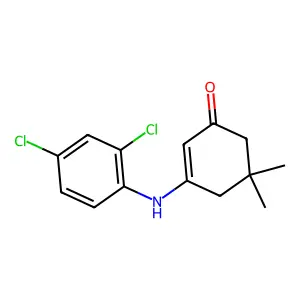 3-[(2,4-Dichlorophenyl)amino]-5,5-dimethyl-2-cyclohexen-1-one structure
