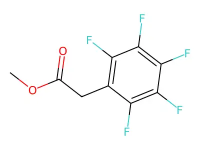 Methyl 2,3,4,5,6-pentafluorophenylacetate structure