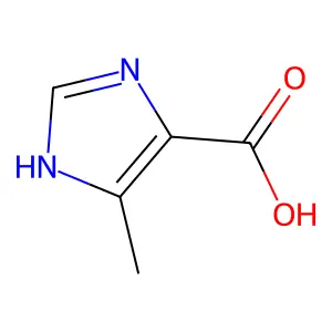 4-甲基-1H-咪唑-5-甲酸 structure