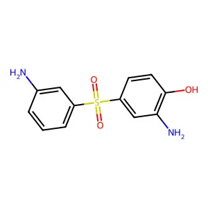 Phenol, 2-amino-4-[(3-aminophenyl)sulfonyl]- structure