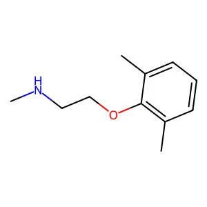 2-(2,6-dimethylphenoxy)-N-methylethanamine structure