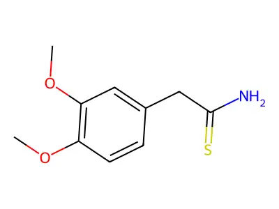 2-(3,4-Dimethoxyphenyl)ethanethioamide structure