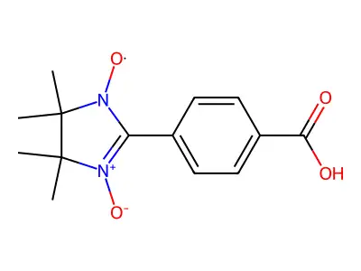 2-(4-Carboxyphenyl)-4,4,5,5-tetramethylimidazoline-1-oxyl-3-oxide. structure