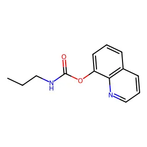 quinolin-8-yl N-propylcarbamate structure