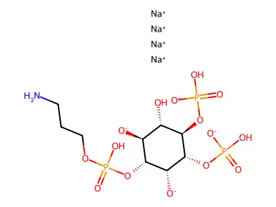 MIAP-3,4-二磷酸 structure