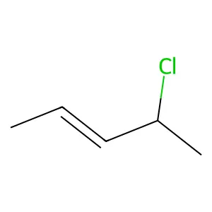 2-Pentene, 4-chloro- structure