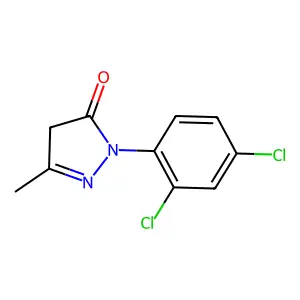 2-(2,4-dichlorophenyl)-5-methyl-4H-pyrazol-3-one structure