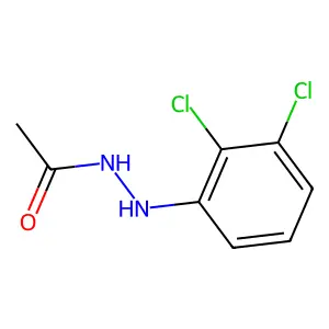 Acetic acid, 2-(2,3-dichlorophenyl)hydrazide structure