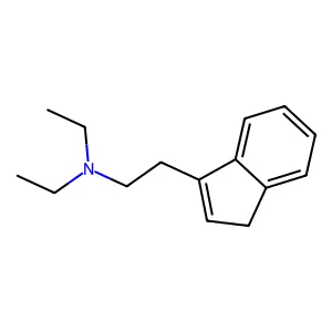 N,N-Diethyl-1H-indene-3-ethanamine structure