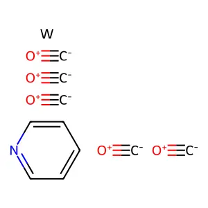 Pentacarbonyl(pyridine)tungsten structure