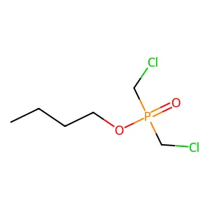 Butyl bis(chloromethyl)phosphinate structure