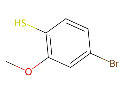 4-Bromo-2-methoxybenzenethiol structure
