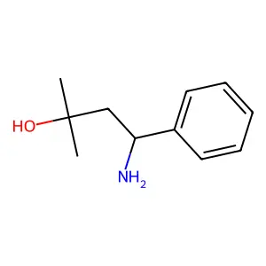 4-Amino-2-methyl-4-phenylbutan-2-ol structure
