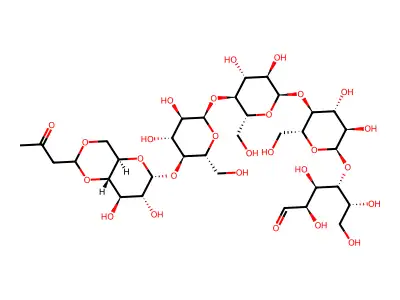 4,6-O-3-ketobutylidene maltopentaose structure
