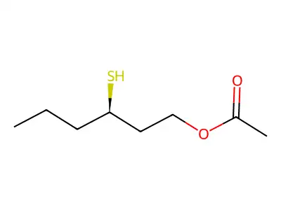 3-Sulfanylhexyl acetate structure
