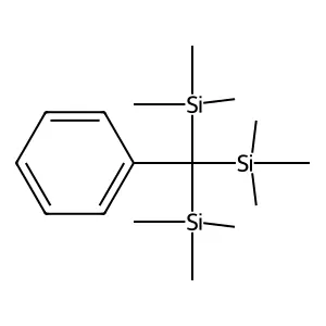 Silane, (phenylmethylidene)tris(trimethyl- structure