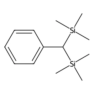 Silane, (phenylmethylene)bis(trimethyl- structure
