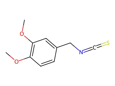 4-(Isothiocyanatomethyl)-1,2-dimethoxybenzene structure