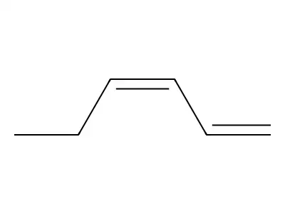 1,3-Hexadiene, (Z)- structure