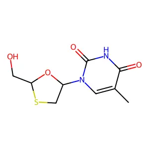 2-OHMe-1,3-OxathiolanT structure