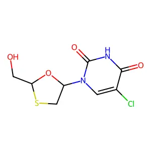 Oxathiolan 5ClU-alpha structure