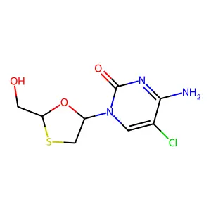 Oxathiolan 5ClC-alpha structure