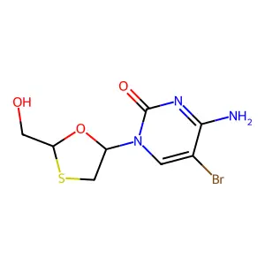 Oxathiolan 5BrC-beta structure